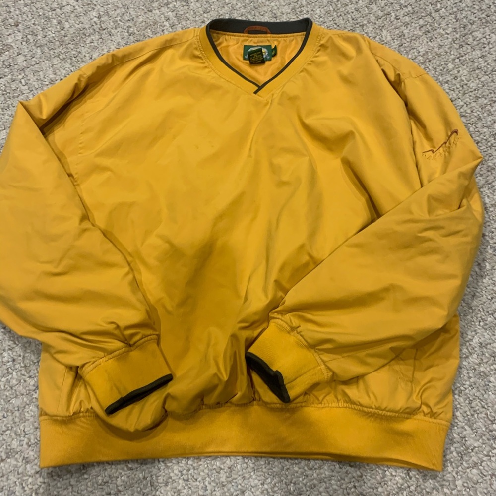 mustard yellow vintage cabelas jacket